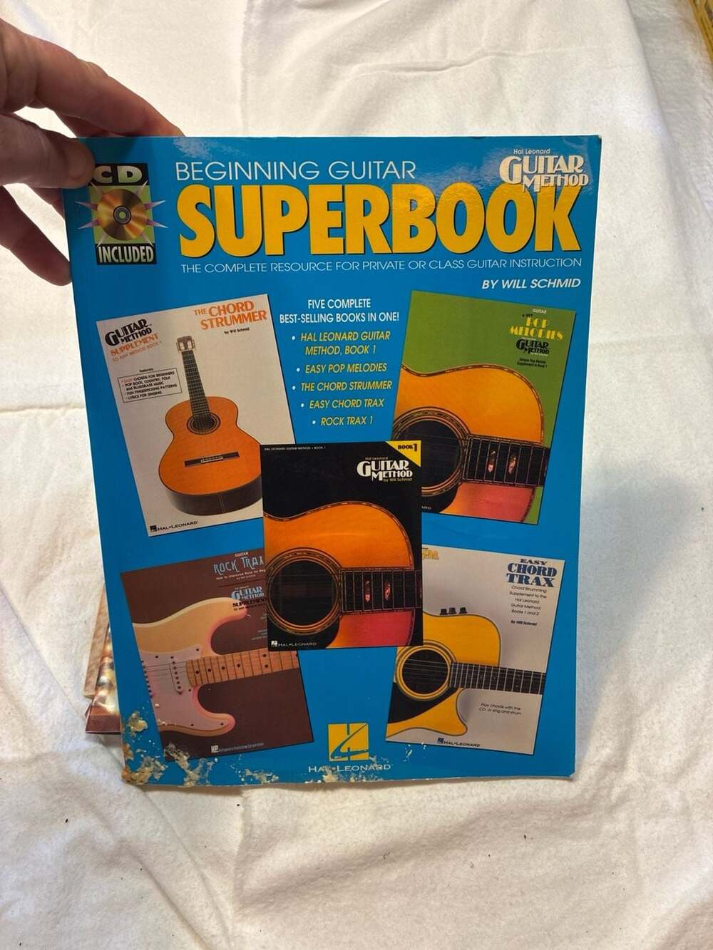 Hal Leonard Beginning Guitar Superbook by Will Schmid with CDs Included